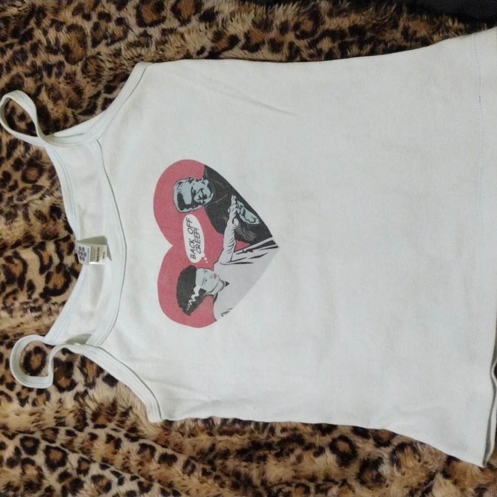 Frankenstein and bride tank top M/OS